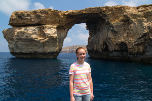 Syd at the Azure Window.