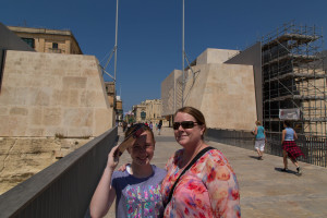 Syd and Kim entering the city of Valletta.