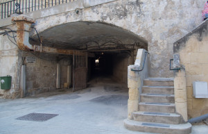 The entrance to the Lascaris War Rooms.