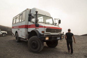 The bus to the (near) top.