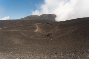 An inactive crater.