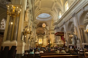 Inside Palermo Cathedral